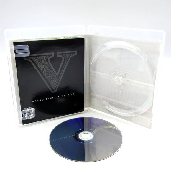 Grand Theft Auto V PlayStation 3 Game PS3 Complete w Manual & Map Rockstar - Picture 2 of 3